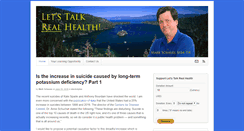 Desktop Screenshot of letstalkrealhealth.com